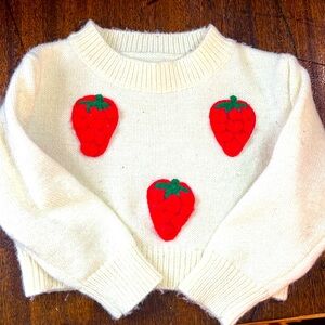 Shein Strawberry Sweater